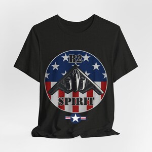 B-2 Spirit Stealth Bomber Shirt: Patriotic USAF Aviation Tee image 4