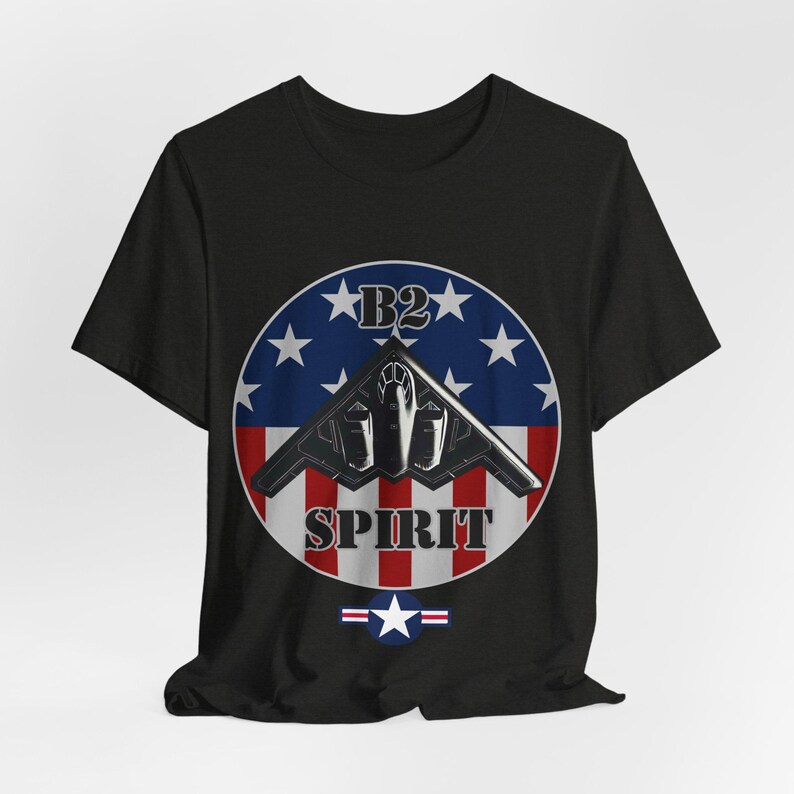 B-2 Spirit Stealth Bomber Shirt: Patriotic USAF Aviation Tee image 4