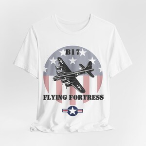 WWII bommenwerper-T-shirt: B17 Flying Fortress afbeelding 3