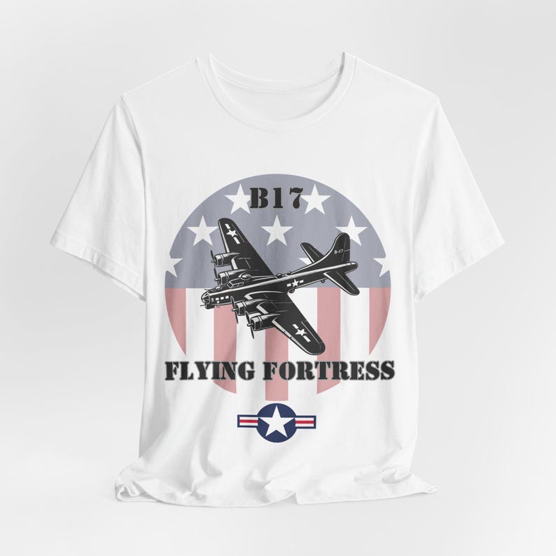 WWII bommenwerper-T-shirt: B17 Flying Fortress afbeelding 3