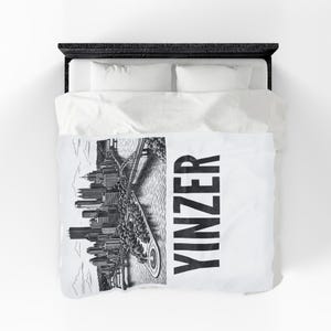 Pittsburgh Skyline Plush Throw Blanket, Yinzer Pride Home Decor image 7