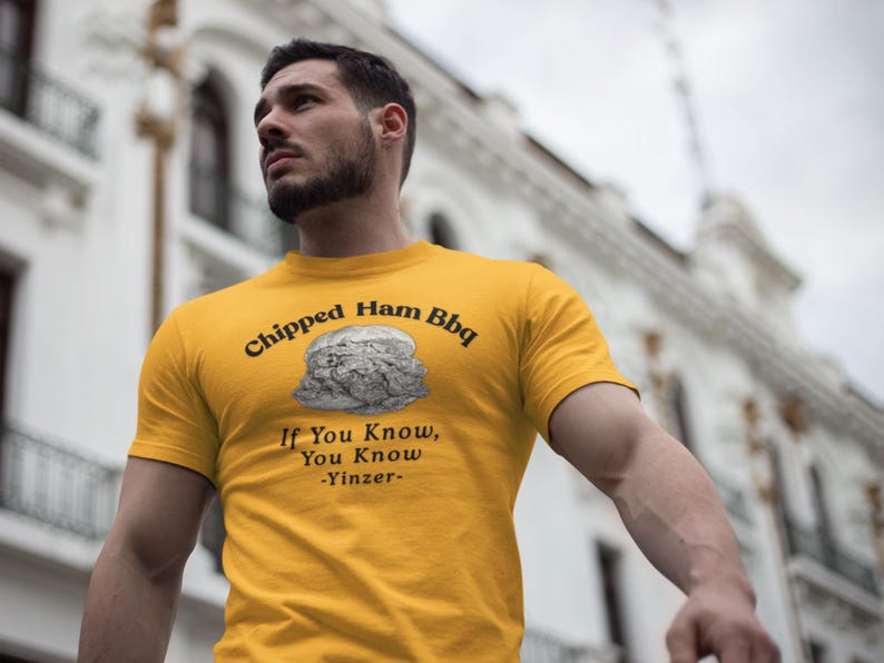Chipped Ham BBQ T-Shirt - Pittsburgh Yinzer foodie gift - SunSpun Creations