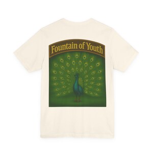 Vintage St. Augustine T-Shirt: Fountain of Youth Peacock Tee image 8