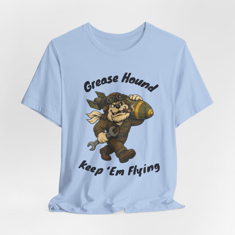 WWII Aviation Mechanic Shirt, Keep Em Flying Retro Warbird Tee image 12