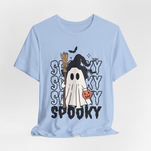 Ghost Witch Halloween Shirt, Gothic Spooky Tee, Spooky Season image 4