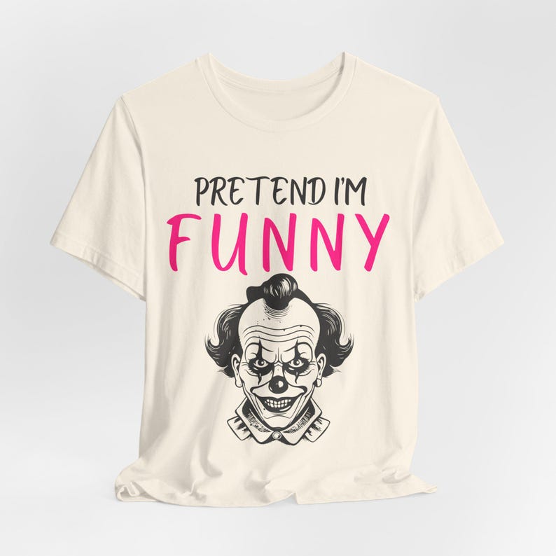 Funny Clown Halloween Shirt, Lazy Costume Tee, Spooky Season image 6