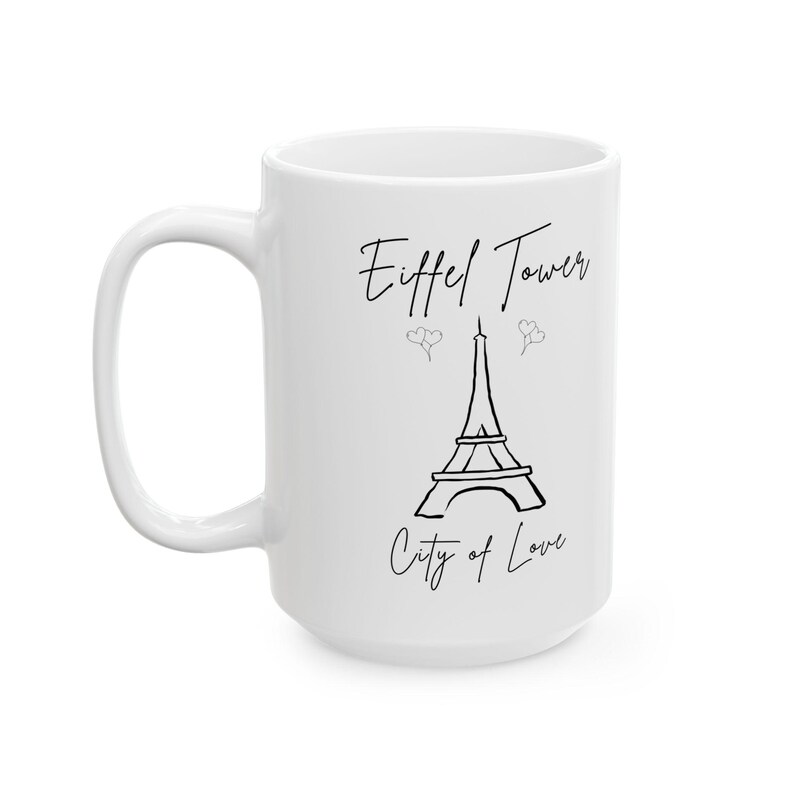 Eiffel Tower Mug: City of Love Paris Coffee Cup - French Souvenir image 7