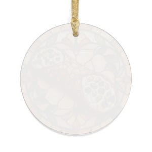 Cannoli Acrylic Ornament, Stained Glass Style, Italian Pastry Christmas Decor image 11
