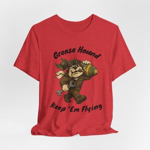 WWII Aviation Mechanic Shirt, Keep Em Flying Retro Warbird Tee image 16