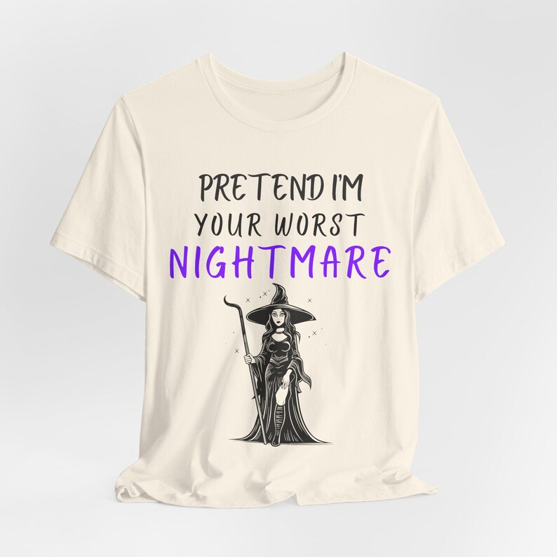 Funny Halloween Costume Shirt, Sassy Nightmare Tee, Spooky Season image 6