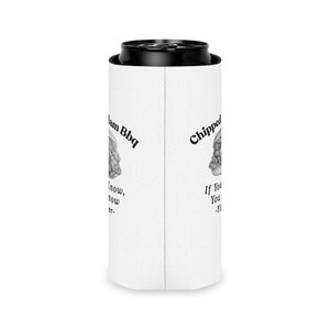Enfriador de latas de jamón desmenuzado para barbacoa de Pittsburgh, funda para cerveza Yinzer Foodie imagen 9