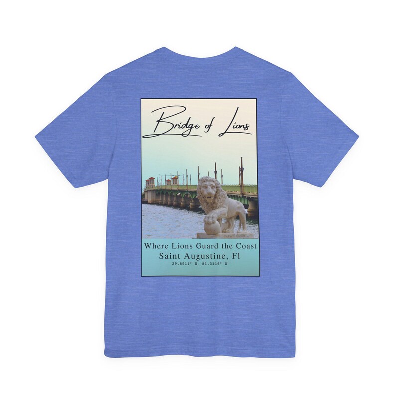 T-shirt Le pont des lions : souvenir côtier de Saint-Augustin en Floride image 9