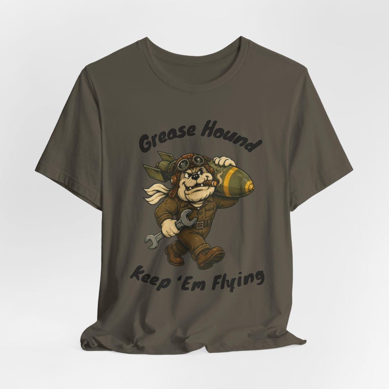 WWII Aviation Mechanic Shirt, Keep Em Flying Retro Warbird Tee image 10