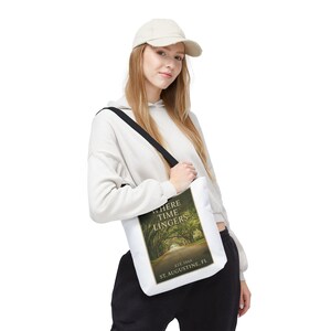 St. Augustine Florida Tote Bag: Historic Tree Tunnel Canvas Travel image 2
