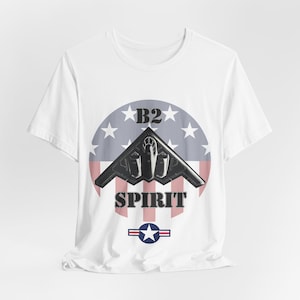 B-2 Spirit Stealth Bomber Shirt: Patriotic USAF Aviation Tee image 3