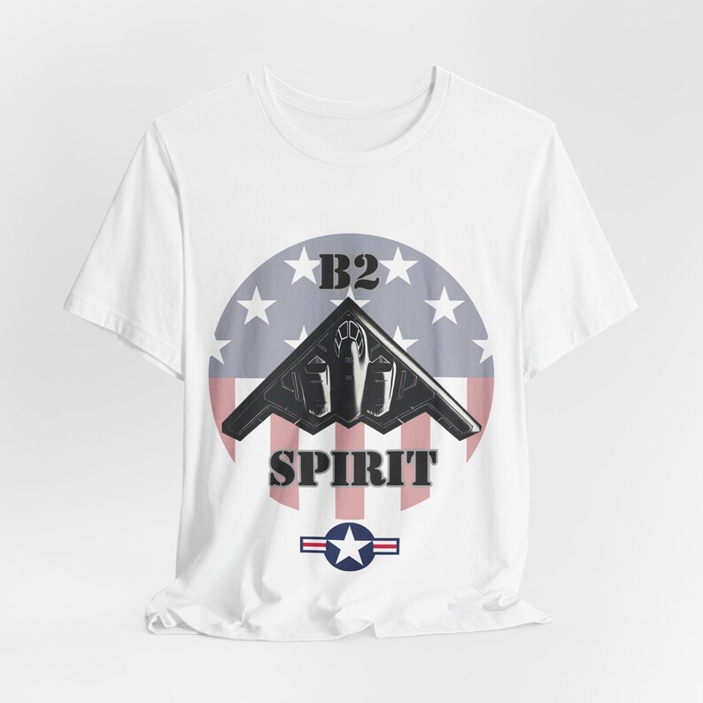 B-2 Spirit Stealth Bomber Shirt: Patriotic USAF Aviation Tee image 3