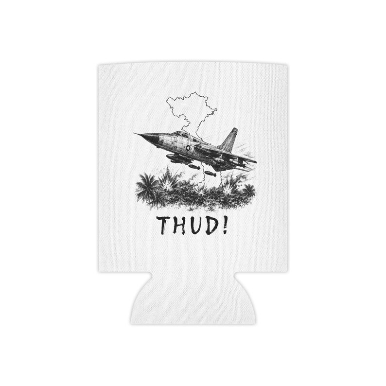 F-105 Thunderchief Can Cooler, Operation Rolling Thunder Koozie, Vietnam Veteran Beer Sleeve image 11