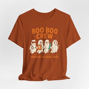 Nurse Halloween Shirt, Funny Boo Boo Crew Tee, Spooky Season image 4