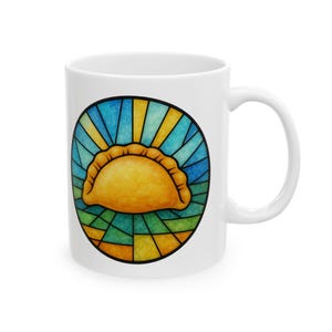 Stained Glass Pierogi Mug | Yinzer Pride | Pittsburgh Polish Comfort Food image 7