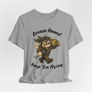 WWII Aviation Mechanic Shirt, Keep Em Flying Retro Warbird Tee image 13