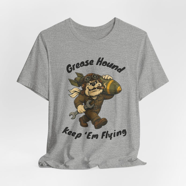 WWII Aviation Mechanic Shirt, Keep Em Flying Retro Warbird Tee image 13