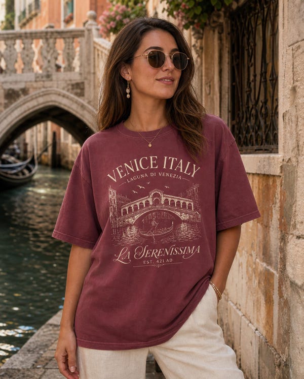 Venice Italy Tee — SunSpun Creations