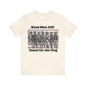 Skeleton Soldier Shirt, Military History Tee, American Flag Skull Graphic image 8
