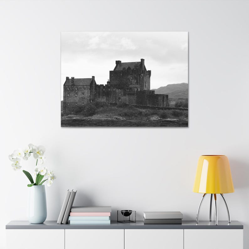 Eilean Donan Castle Canvas Print: Gothic Scotland Wall Art image 3