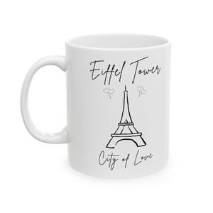 Eiffel Tower Mug: City of Love Paris Coffee Cup - French Souvenir image 3