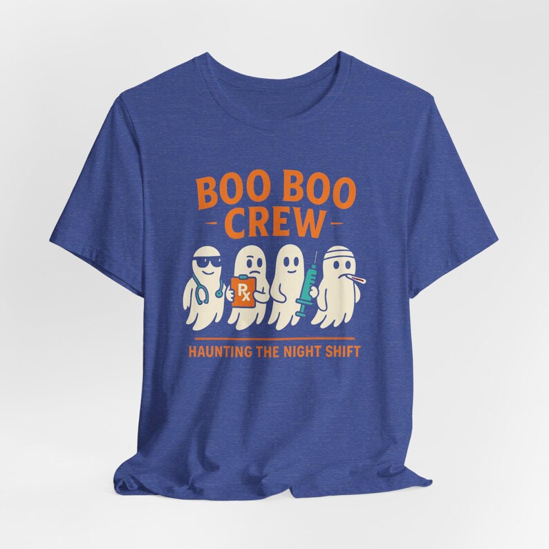 Nurse Halloween Shirt, Funny Boo Boo Crew Tee, Spooky Season image 7