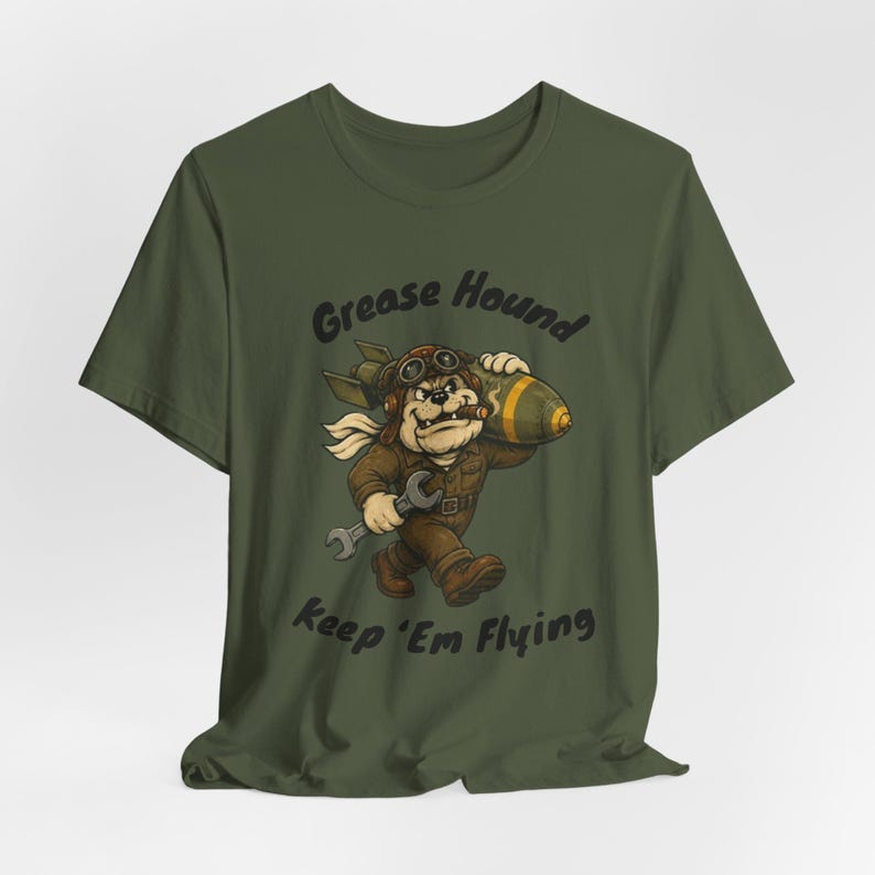 WWII Aviation Mechanic Shirt, Keep Em Flying Retro Warbird Tee image 11