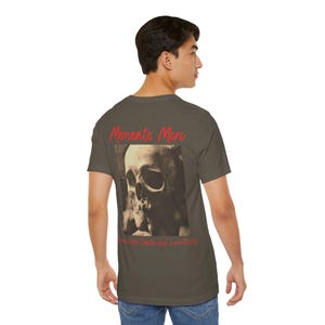Memento Mori Skull Graphic Tee: Gothic Dark Academia image 7