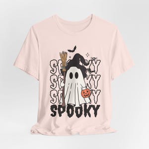 Ghost Witch Halloween Shirt, Gothic Spooky Tee, Spooky Season image 2