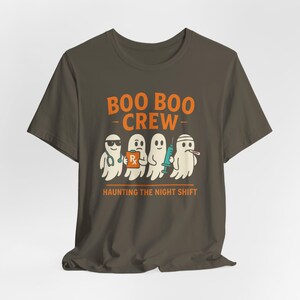 Nurse Halloween Shirt, Funny Boo Boo Crew Tee, Spooky Season image 5