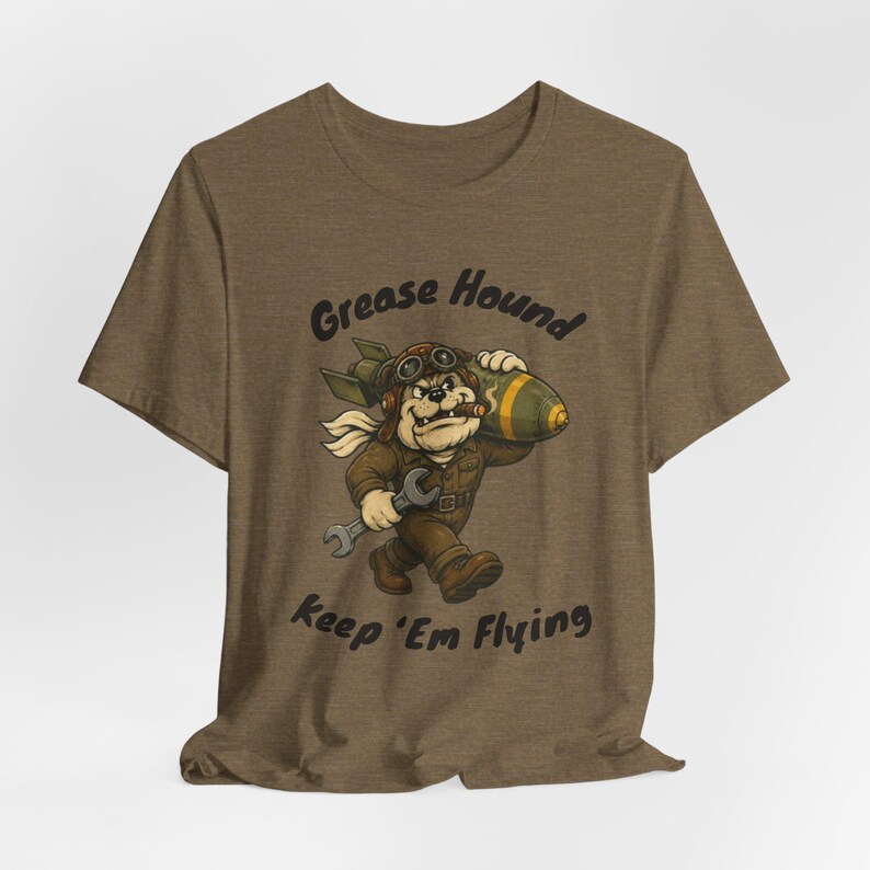 WWII Aviation Mechanic Shirt, Keep Em Flying Retro Warbird Tee image 9