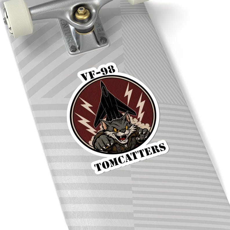 F-14 Tomcat VF-98 Tomcatters Navy Fighter Squadron Sticker, Aviation Decal image 10