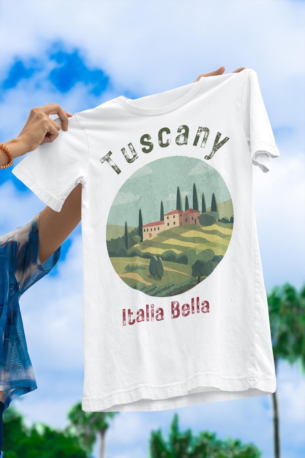 Tuscany Italy Tee — SunSpun Creations
