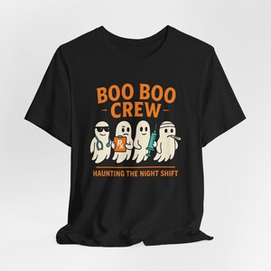 Nurse Halloween Shirt, Funny Boo Boo Crew Tee, Spooky Season image 3