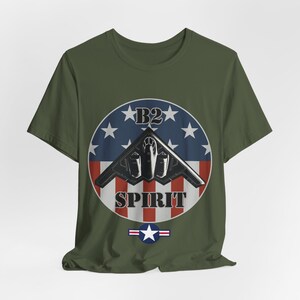 B-2 Spirit Stealth Bomber Shirt: Patriotic USAF Aviation Tee image 6