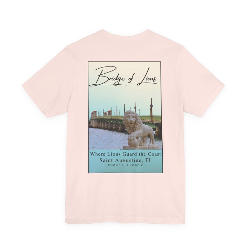 T-shirt Le pont des lions : souvenir côtier de Saint-Augustin en Floride image 7
