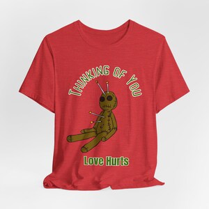 Thinking of You Voodoo Doll T-Shirt image 5