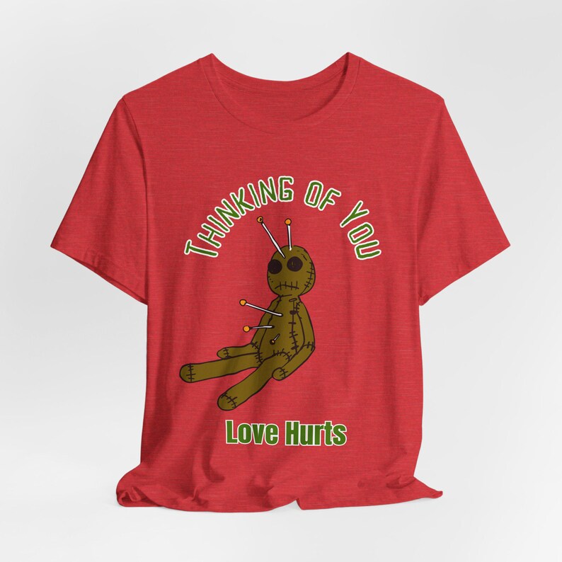 Thinking of You Voodoo Doll T-Shirt image 5
