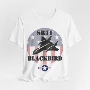 SR-71 Blackbird Recon Jet T-Shirt: Vintage Military Aircraft Graphic image 5