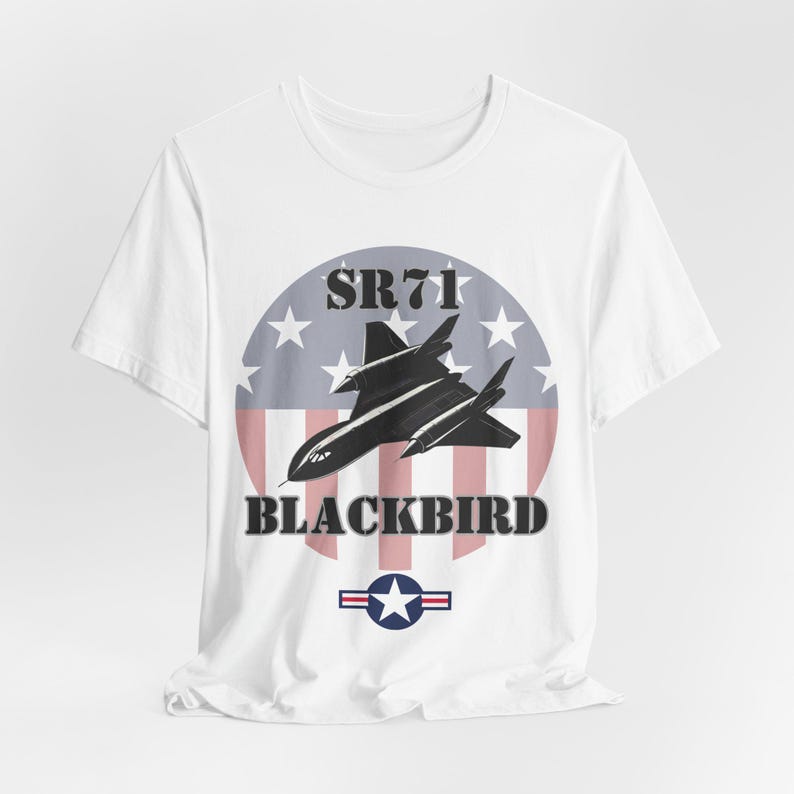 SR-71 Blackbird Recon Jet T-Shirt: Vintage Military Aircraft Graphic image 5