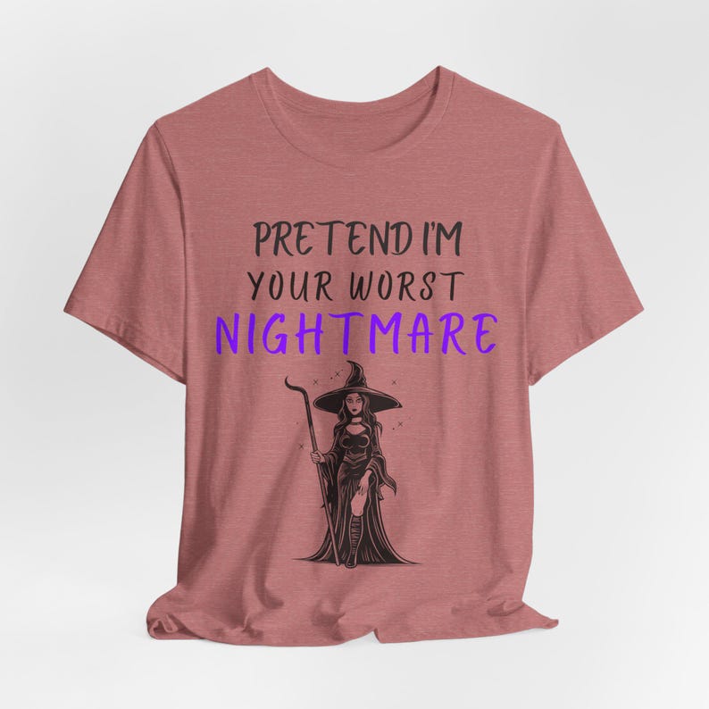 Funny Halloween Costume Shirt, Sassy Nightmare Tee, Spooky Season image 5