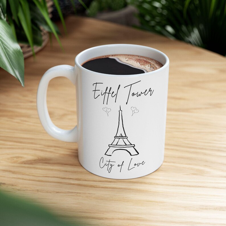 Eiffel Tower Mug: City of Love Paris Coffee Cup - French Souvenir image 6