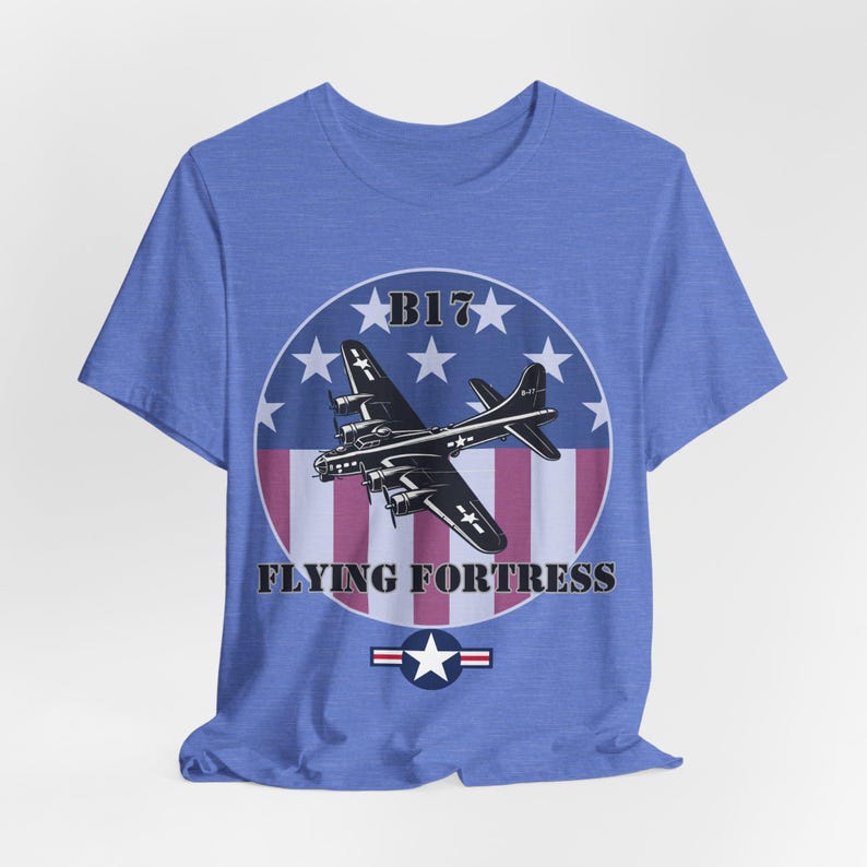 WWII bommenwerper-T-shirt: B17 Flying Fortress afbeelding 7