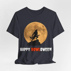 Werewolf Halloween Shirt, Gothic Full Moon Tee, Spooky Season image 9
