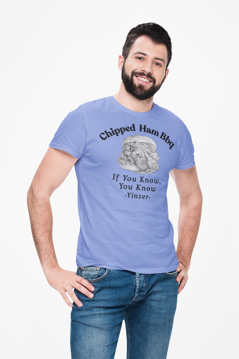 Chipped Ham BBQ T-Shirt: Pittsburgh Yinzer Foodie image 3