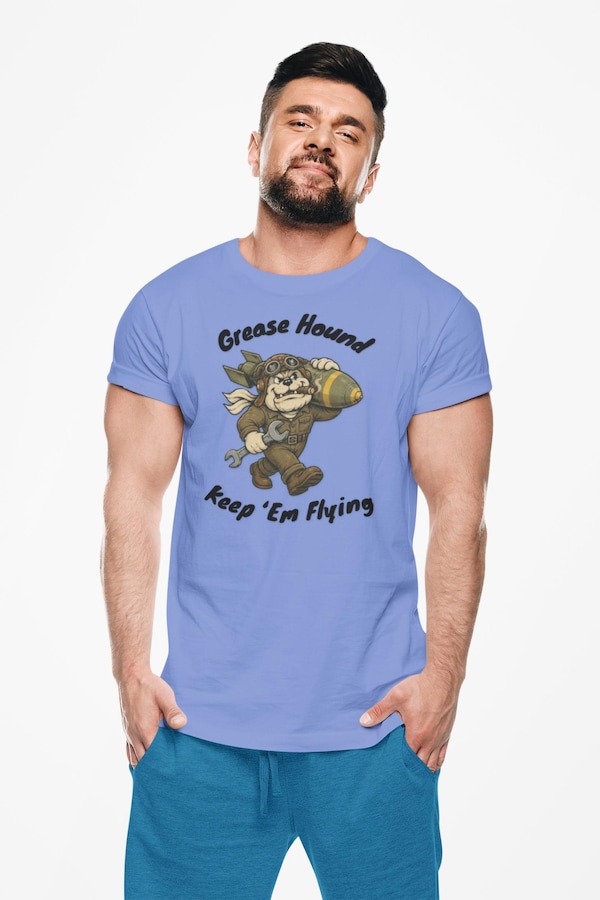 WWII Aviation Mechanic Shirt, Keep Em Flying Retro Warbird Tee